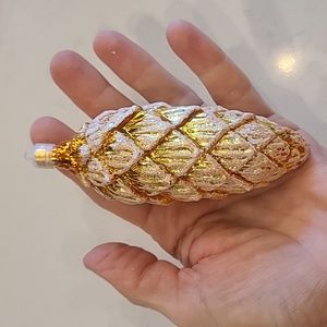 Golden Orange Pinecone